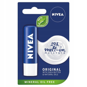 Nivea Original bezbarwna pomadka ochronna 4,8 g