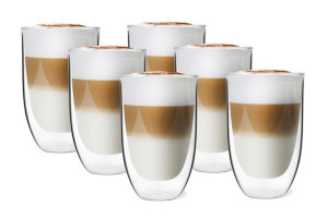 Szklanka z podwójnym dnem (6szt.) 13x8,2 cm  /  350 ml AMO Konsimo