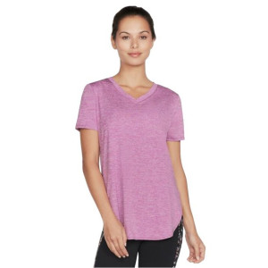 Koszulka damska Skechers Diamond Blissful Tunic Tee-W1TS336-PRHP