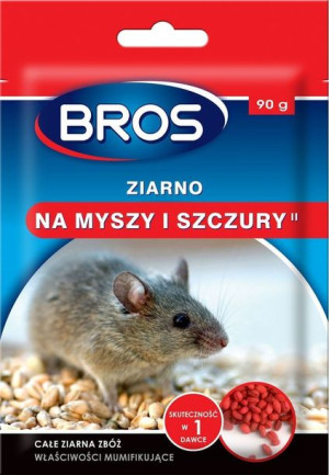 Ziarno na myszy i szczury Bros 90g