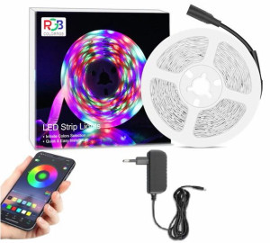 Taśma Led 5 M Smd 3 Kolory Z Aplikacją Na Telefon