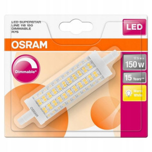 Osram Żarnik Led R7s 17,5w 118mm Ściemniana