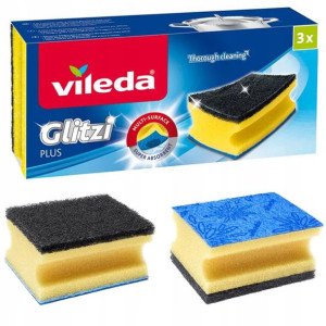 Zmywak Kuchenny Vileda Glitzi Plus 3szt