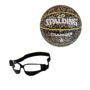 Piłka do koszykówki Spalding Commander Indoor/Outdoor r. 7 + Dryblerki