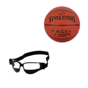 Piłka do koszykówki Spalding TF-500 EXCEL Skóra + Dryblerki