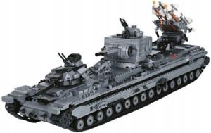 Klocki duży CZOŁG wojskowy Pasuje do Lego