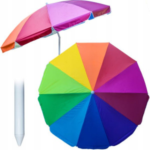 Parasol KOLOROWY ogrodowy plażowy na balkon 220cm