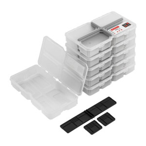 6x Organizer narzędziowy z separatorami na śrubki nakrętki MSX KMXB3015S