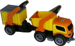 "GripTrucks", samochód-wywrotka z naczepą (w siatce)