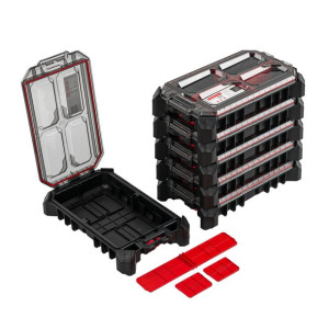 6X Modularny Organizer narzędziowy MSX25 KMX40258S z Separatorami