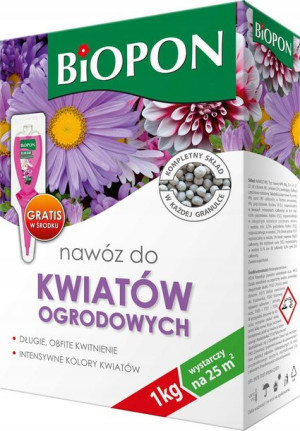 Biopon Nawóz Do Kwiatow Ogrodowych 1kg