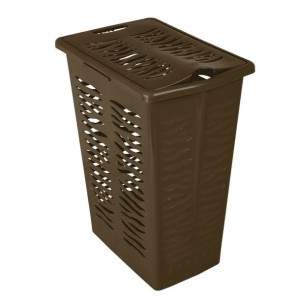 Kosz Na Bielizne Zebra 30l Branq Czekolada