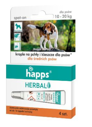 Krople przeciw pchłom i kleszczom dla psów do 10 kg