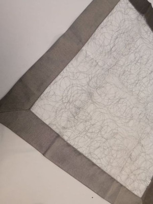 Obrus Organza 60/60 Szary