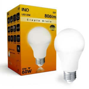 Żarówka A60 E27 Led 10 Bulb 806lm 3000k Inq