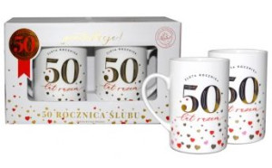 Zestaw Kubkow 50 Rocznica Ślubu
