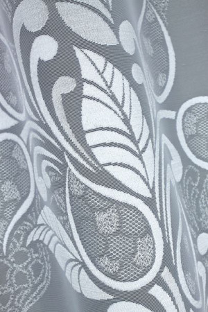Biała firanka żakardowa 250410  160 x 300 cm GT Outlet
