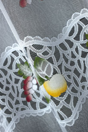Lambrekin Żakardowy Metrażowowy Biały/różny 316210 Wys. 60 Cm