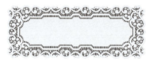 Bieżnik Żakardowy Prostokątny 70x140 Cm Biały 249580