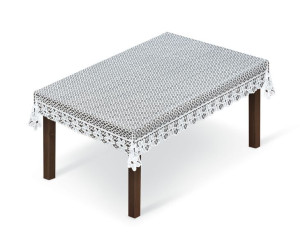 Obrus Żakardowy Prostokątny 100x150 Biały 249240