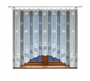 Biała Firanka Żakardowa 248751 160x400 Cm