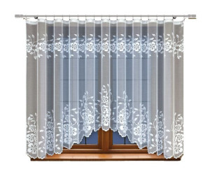  Firanka żakardowa 247410  biała 170 x 300 cm