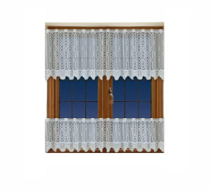 Lambrekin żakardowy 60x300 biały 248630