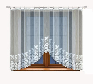  Firanka żakardowa 250190 biała  160 x 300 cm