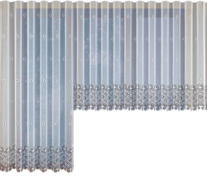 Firanka żakardowa 150x500 biała 206581