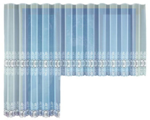 Firanka żakardowa 160x300 biały 206690