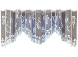 Biała Firanka Żakardowa 214640 110x300 Cm