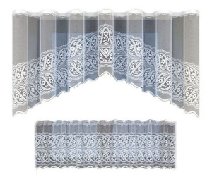 Komplet Żakardowy 22871 Lambrekin (100x300 Cm) Zazdrostka (55x300cm)