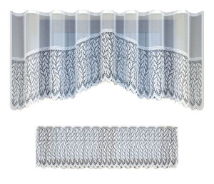 Komplet Żakardowy 229000 Lambrekin (100x300 Cm) Zazdrostka (45x300cm)