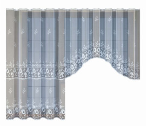Firanka żakardowa 160x300 biały 238240