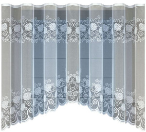 Firanka żakardowa 140x300 biały 243840