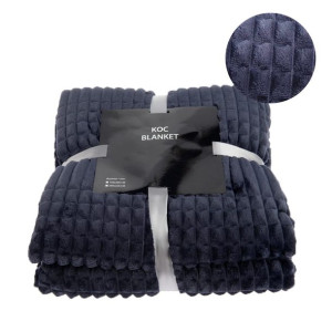 Koc2 BLANKET 200x220 granatowy