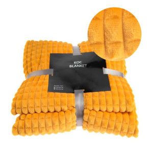 Koc2 BLANKET 150x200 musztardowy