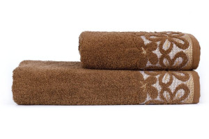 Ręcznik Kąpielowy Bawełniany, Łazienkowy 50x90 R12/450g Brązowy