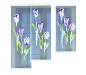 PANEL ŻAKARDOWY MALOWANY 21342 ROZMIAR: 160x50 CM z tulipanem
