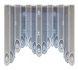 Biała Firanka Żakardowa 222340 160x300 Cm