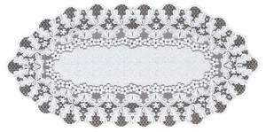 Biały Bieżnik Żakardowy 140x70 Cm 214511