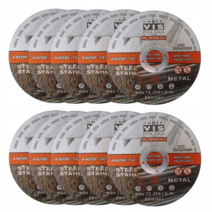 Tarcze Do Cięcia Metalu 125x1mm Inter-vis 10szt