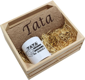 Prezent Dla Taty Ręcznik + Kubek Dzień Ojca Tata