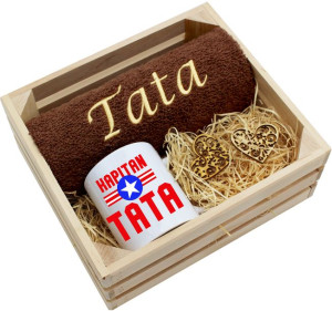 Prezent Dla Taty Ręcznik + Kubek Dzień Ojca Tata