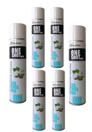 Freshtek ONE SHOT Bawełna 600ml x6