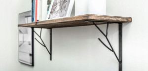 Wspornik podpórka półki CZARNY MAT LOFT TREE