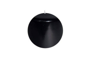 Świeca klasyczna kula- czarna, ś10cm