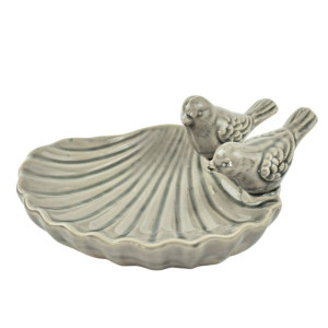 Muszla ceramiczna poidełko dla ptaków, kolory