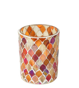 Szklany świecznik tealight 10cm