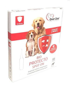Overzoo Bio Protecto Spot On Dla Prów Średnich I Dużych 4x2,5 Ml
